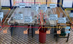 Sinh viên thiết kế hệ thống chẩn đoán rò rỉ ống nước